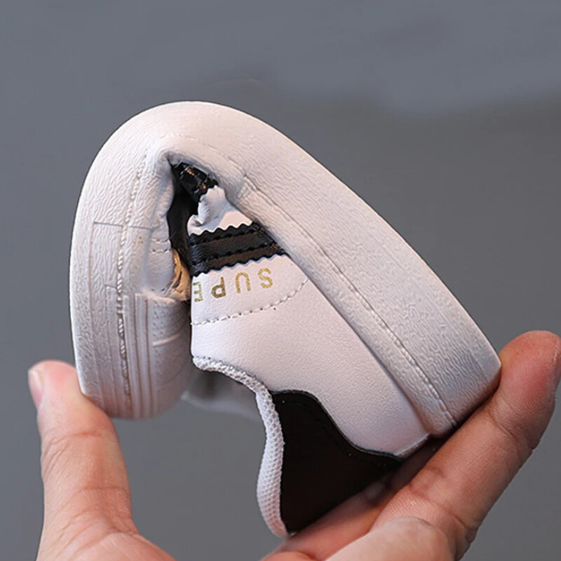 Väikelapsed, beebid, lapsed, moedisain kõndimisjalatsid, valged, libisemiskindlad vabaajajalatsid, poisid, tüdrukud, hingavad välisspordijalatsid