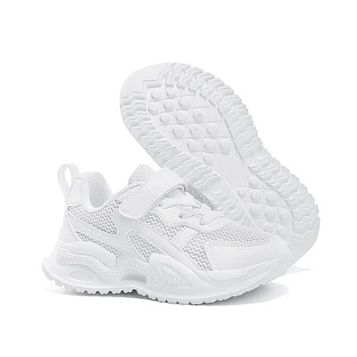 Valged vabaajajalatsid poistele, lapsed, hingavad Eva Sole suvekoolijalatsid õpilastele, lapsed