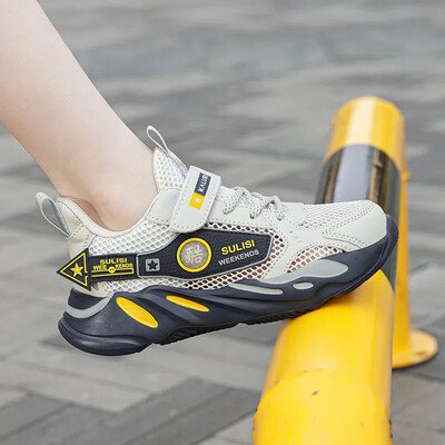 Proljeće 2024. Dječje tenisice, velike srednje cipele za dječake, prozračni gumeni potplat, vodootporne ležerne cipele, veleprodaja