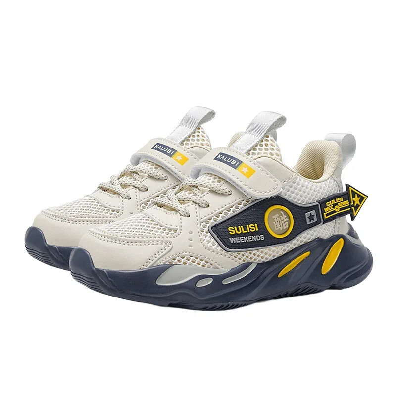 Proljeće 2024. Dječje tenisice, velike srednje cipele za dječake, prozračni gumeni potplat, vodootporne ležerne cipele, veleprodaja