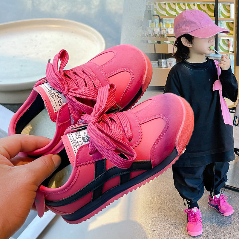 Dječje tenisice Four Seasons Models Yellow Dječaci Djevojčice Board Shoes 2-18 Years Dragon Fruit Kids Baby De Training Shoes