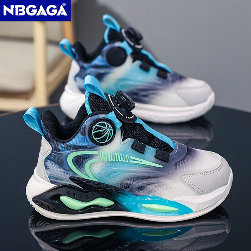 Pantofi sport de baschet pentru 5-16 ani, copii, băieți, în aer liber, ocazional, pantofi de antrenament pentru copii, pantofi de alergare, antiderapante, respirabili
