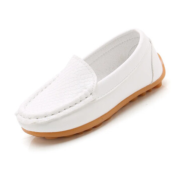 Μόδα Flats για Παιδιά Casual Άνετο PU Δερμάτινο slip On Παπούτσια Αγόρια Κορίτσια Παιδική Καραμέλα 10 Χρώματα Μοκασίνια Μοκασίνια σε όλα τα μεγέθη