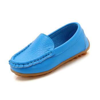 Μόδα Flats για Παιδιά Casual Άνετο PU Δερμάτινο slip On Παπούτσια Αγόρια Κορίτσια Παιδική Καραμέλα 10 Χρώματα Μοκασίνια Μοκασίνια σε όλα τα μεγέθη