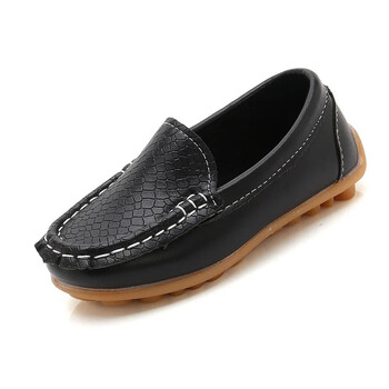 Μόδα Flats για Παιδιά Casual Άνετο PU Δερμάτινο slip On Παπούτσια Αγόρια Κορίτσια Παιδική Καραμέλα 10 Χρώματα Μοκασίνια Μοκασίνια σε όλα τα μεγέθη