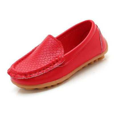 Μόδα Flats για Παιδιά Casual Άνετο PU Δερμάτινο slip On Παπούτσια Αγόρια Κορίτσια Παιδική Καραμέλα 10 Χρώματα Μοκασίνια Μοκασίνια σε όλα τα μεγέθη