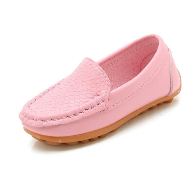 Μόδα Flats για Παιδιά Casual Άνετο PU Δερμάτινο slip On Παπούτσια Αγόρια Κορίτσια Παιδική Καραμέλα 10 Χρώματα Μοκασίνια Μοκασίνια σε όλα τα μεγέθη