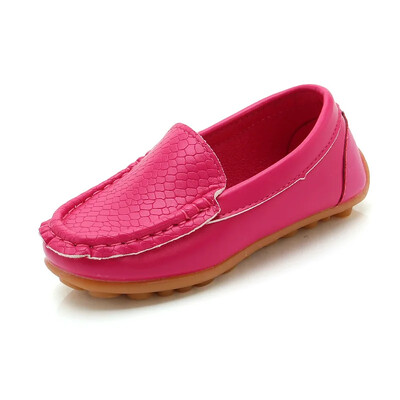Μόδα Flats για Παιδιά Casual Άνετο PU Δερμάτινο slip On Παπούτσια Αγόρια Κορίτσια Παιδική Καραμέλα 10 Χρώματα Μοκασίνια Μοκασίνια σε όλα τα μεγέθη