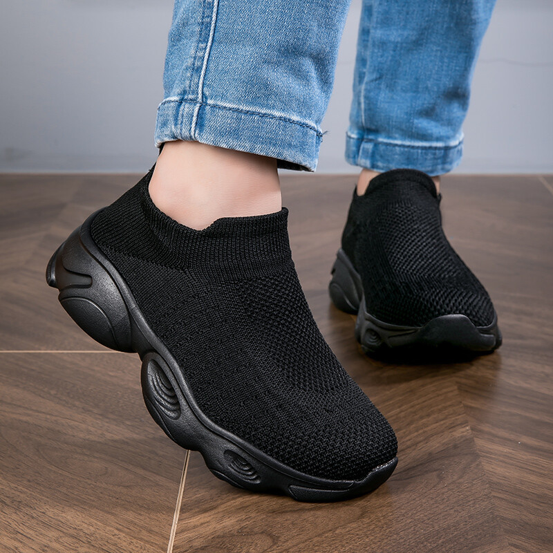 2024 Detské tenisky pre chlapcov, sieťované priedušné bežecké športové topánky, detské dievčenské ploché ležérne topánky, módne pletené bežecké topánky