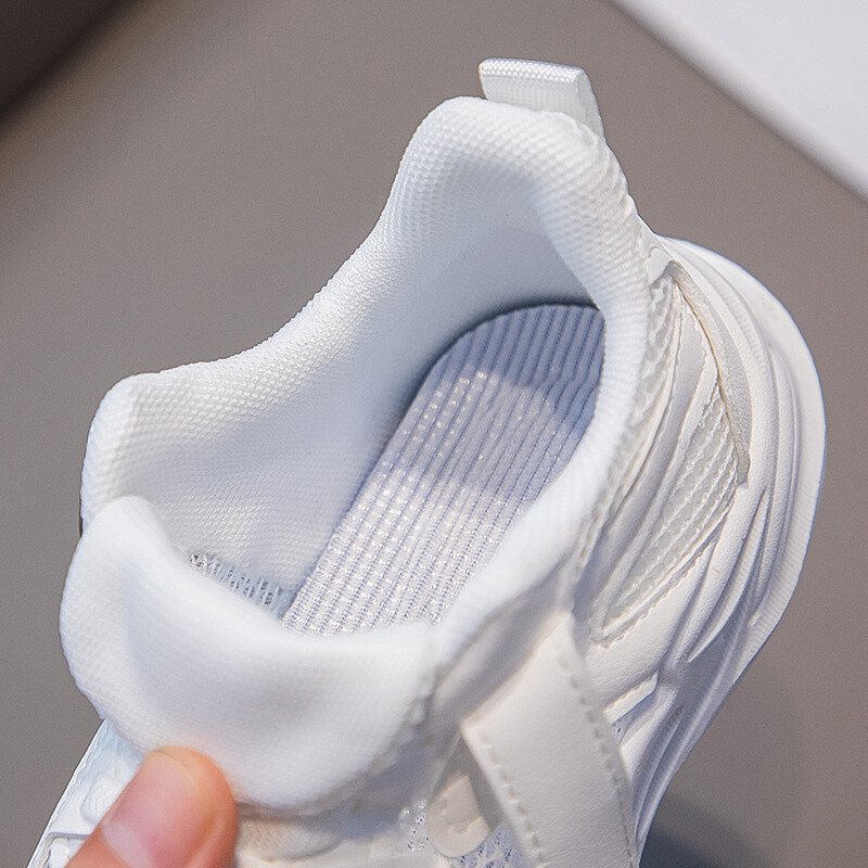 Tenis kedas bērniem vasara jauni zēni meitenes sporta apavi ikdienas galda apavi Tīkla elpojošs mīkstas zoles bērnu mazas baltas kurpes