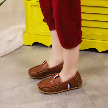 JGSHOWKITO Boys Fashion Soft Flat Loafers για νήπιο αγόρι Μεγάλα παιδικά αθλητικά παπούτσια Παιδικά φλατ Μοκασίνια που αναπνέουν