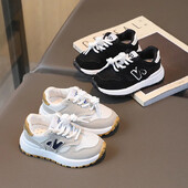 Mazu bērnu pavasara un rudens Trend Sneaker Toddler Zēniem un meitenēm Tīkla augšdaļa, elpojoša ikdienas āra pastaigu apavi