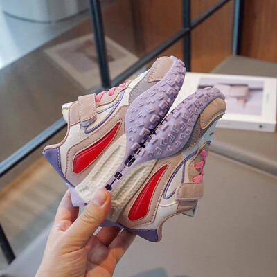 Pantofi pentru copii, primăvară, toamnă, modă, pantofi pentru băieți, fete, antiderapante, cu cârlig și buclă, ocazional, pentru alergare, tenis, pantofi pentru copii