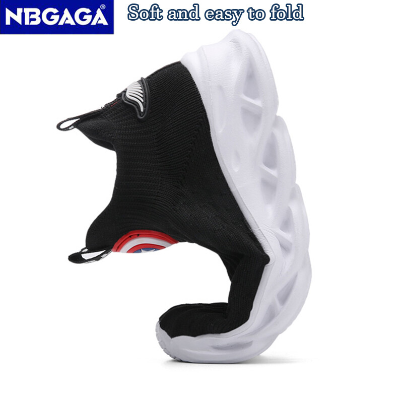 Pantofi Tenis Alb Copii Vară Băieți Pantofi sport respirabili Pantofi casual șosete Pantofi confortabili pentru plimbare pentru copii