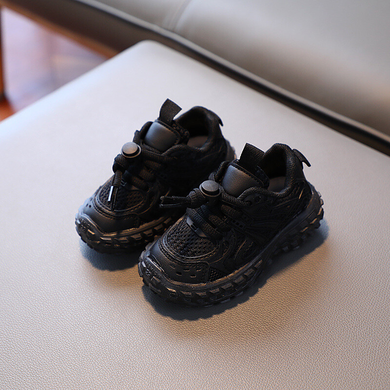 Detské jarné sieťované priedušné tenisky pre dievčatá s mäkkou podrážkou pre chlapcov, ležérne topánky, módne a trendy topánky s pneumatikovou podrážkou pre dospievajúcich