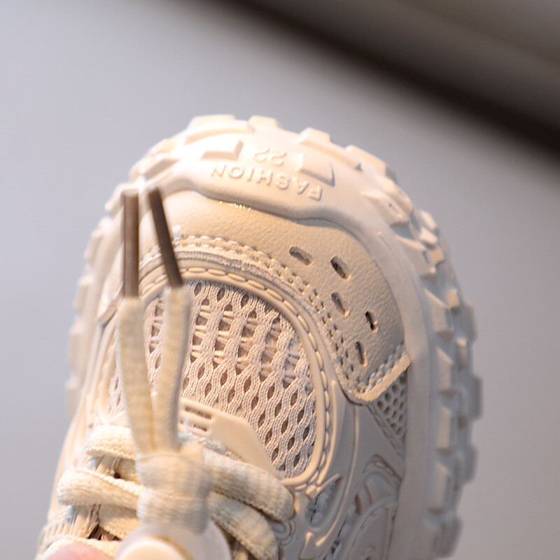 Detské jarné sieťované priedušné tenisky pre dievčatá s mäkkou podrážkou pre chlapcov, ležérne topánky, módne a trendy topánky s pneumatikovou podrážkou pre dospievajúcich