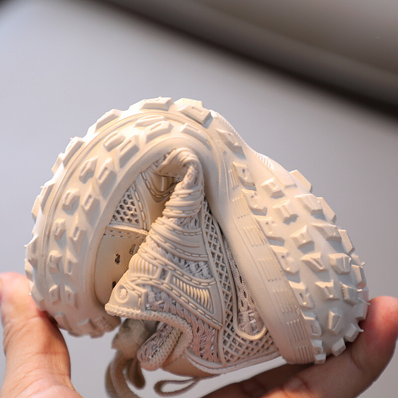 Detské jarné sieťované priedušné tenisky pre dievčatá s mäkkou podrážkou pre chlapcov, ležérne topánky, módne a trendy topánky s pneumatikovou podrážkou pre dospievajúcich