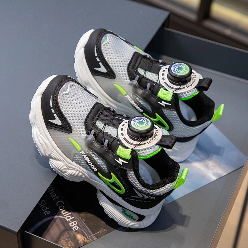 2024. g. Jauni bērnu ikdienas apavi Elpojoši sporta apavi Tīkla apavi ar mīkstu zoli