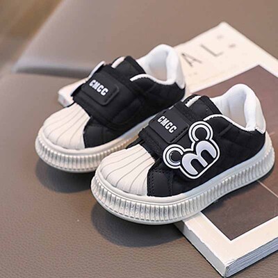 Pantofi Disney pentru copii, de primăvară, pantofi sport pentru copii, pantofi casual pentru fete, pantofi de bord pentru băieți, pantofi cu cap de scoică, pantofi Mickey Mouse