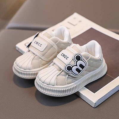 Pantofi Disney pentru copii, de primăvară, pantofi sport pentru copii, pantofi casual pentru fete, pantofi de bord pentru băieți, pantofi cu cap de scoică, pantofi Mickey Mouse