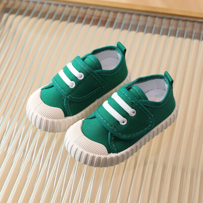 Bērnu ikdienas apavi Canva mīksta zole ar zemu augšdaļu Pavasara rudens burvība lāpīti balti apavi zēni meitenes pastaigas