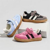 Dječje tenisice za trening, kožne bombone boje, jednostruke cipele za dječake, djevojčice, veličina 26-36 Red Hundred, neklizajuće, dječje ležerne tenisice