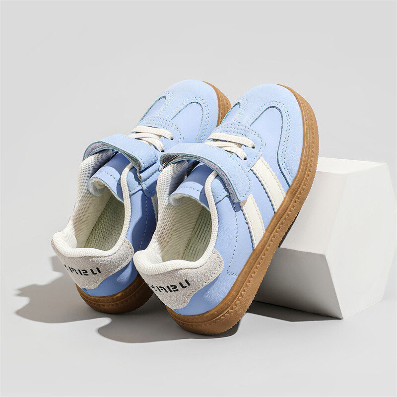 Dječje tenisice za trening, kožne bombone boje, jednostruke cipele za dječake, djevojčice, veličina 26-36 Red Hundred, neklizajuće, dječje ležerne tenisice