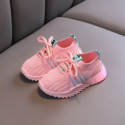 Izmērs 21-30 bērnu LED kedas ar gaišu zoli Baby Led gaismas apavi meitenēm / mirdzoši apgaismoti apavi bērnu zēniem