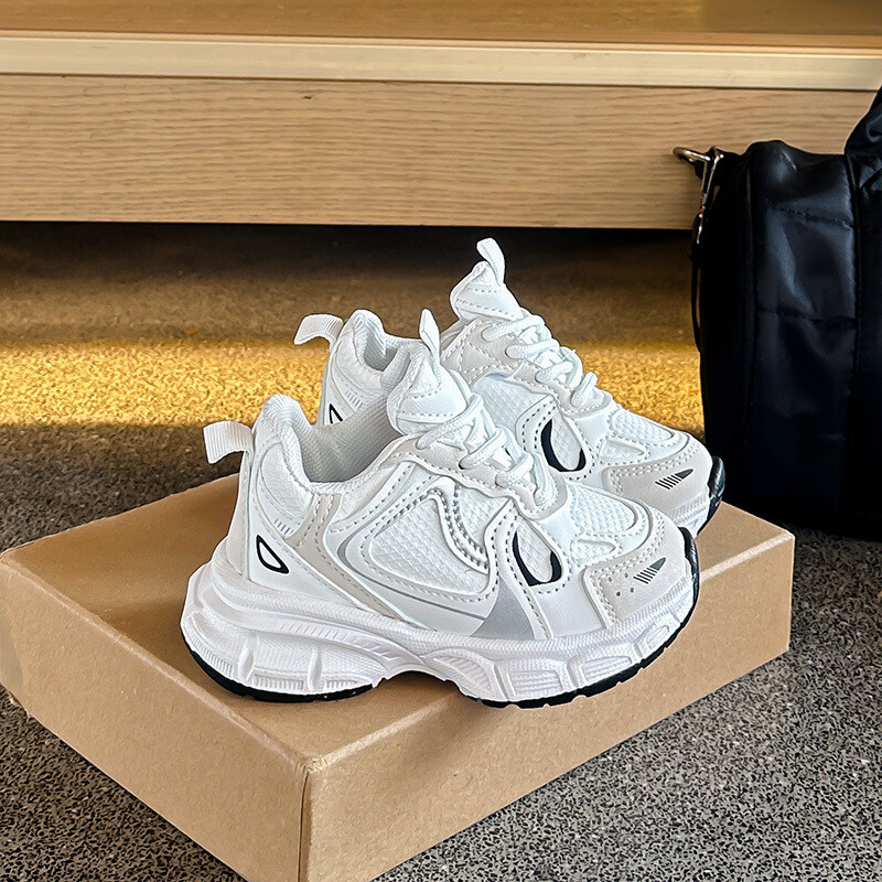 2024 Pantofi noi pentru bebeluși pentru băieți, fete, plasă respirabilă, pantofi casual pentru copii, pantofi sport anti-alunecare, pentru copii, mărimea 21-36