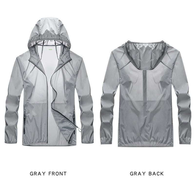 Nyári légáteresztő kerékpáros mez széldzseki férfi női kemping túraruházat horgászat vadászat UV kabát kültéri vízálló dzseki