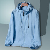 Aizsardzība pret sauli, 2024. gada vasaras jaka ar kapuci vīriešiem sievietēm, ūdensnecaurlaidīgs apģērbs, makšķerēšana, medību apģērbs, ātri nožūstoša āda, vējjaka