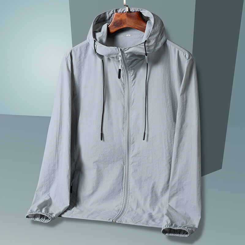 Aizsardzība pret sauli, 2024. gada vasaras jaka ar kapuci vīriešiem sievietēm, ūdensnecaurlaidīgs apģērbs, makšķerēšana, medību apģērbs, ātri nožūstoša āda, vējjaka
