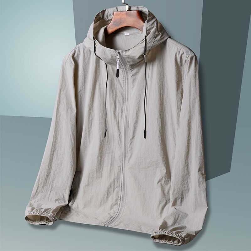 Aizsardzība pret sauli, 2024. gada vasaras jaka ar kapuci vīriešiem sievietēm, ūdensnecaurlaidīgs apģērbs, makšķerēšana, medību apģērbs, ātri nožūstoša āda, vējjaka