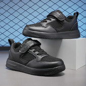 Ljetni stil, bijele ležerne dječje cipele, dječake, djevojčice, školske uniforme, prozračne izdubljene tenisice za djecu