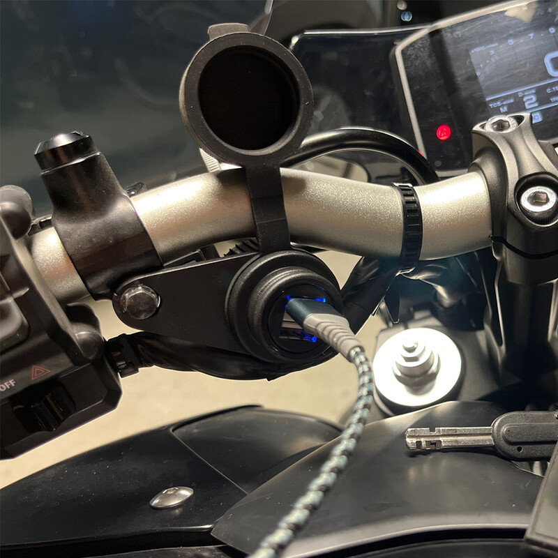 Za YAMAHA MT-07 MT07 MT09 MT-09 SP XSR900 Tracer 900 GT XSR 700 Dodaci za motocikle Dvostruki USB punjač Utičnica Adapter