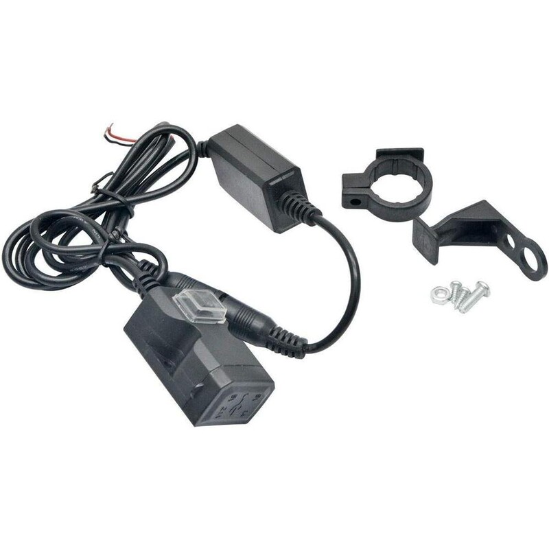 Adaptor încărcător pentru ghidon de motocicletă 12V, dublu USB, priză de alimentare impermeabilă pentru iphone, samsung huawei