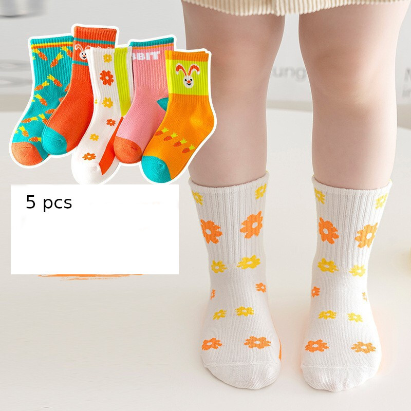 Sügisel ja talvel uued laste sokid armsad multikas jänku dinosauruste sari puuvillased poiste ja tüdrukute sokid sääre keskpaigani
