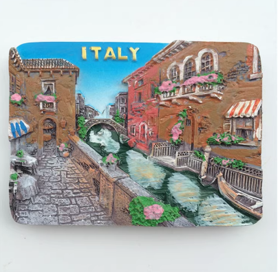  Ledusskapja magnēta ceļojumu suvenīri Venēcijai Milānai Florencei Romai