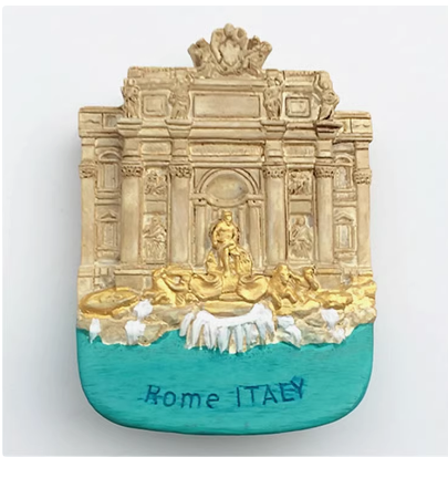  Ledusskapja magnēta ceļojumu suvenīri Venēcijai Milānai Florencei Romai