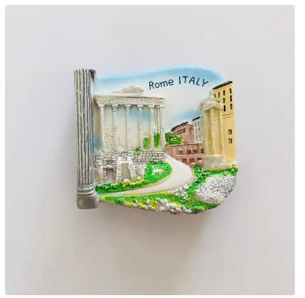  Ledusskapja magnēta ceļojumu suvenīri Venēcijai Milānai Florencei Romai