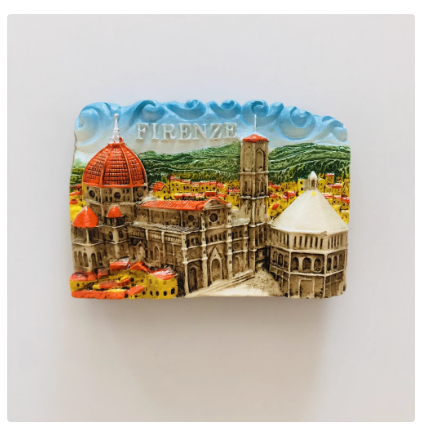  Ledusskapja magnēta ceļojumu suvenīri Venēcijai Milānai Florencei Romai