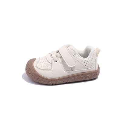 Dječje cipele za hodanje Proljeće Jesen Žuta kožna obuća za dječake Djevojčice Ležerne cipele 0-6 godina Smeđe mekane neklizajuće dječje dječje tenisice