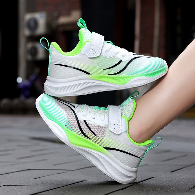 Bērnu kedas Bērnu ikdienas sporta apavi zēniem Elpojošs vasaras sietiņš Bērnu āķis un cilpa studentiem meiteņu skolas skriešanas apavi