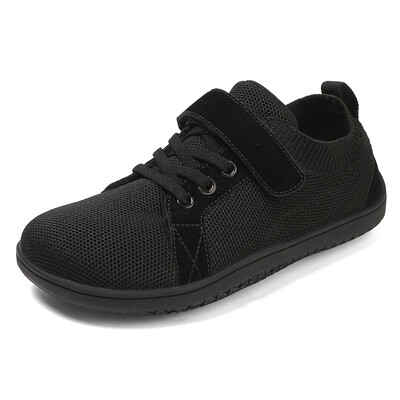 Νέα Παιδικά Αθλητικά Παπούτσια Ξυπόλυτα Cross-Trainer Wide Toe Box Ευρύ αναπνεύσιμο μονόχρωμο casual πλέξιμο μαλακά παπούτσια για αγόρια για περπάτημα