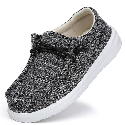 Bērnu Loafers Kurpes Zēni Plakanas kedas Bērni Ikdienas apavi Toddler Āra Šņorējamas Elpojošas Kurpes Mīksta Apakšdaļa Vienkrāsaina