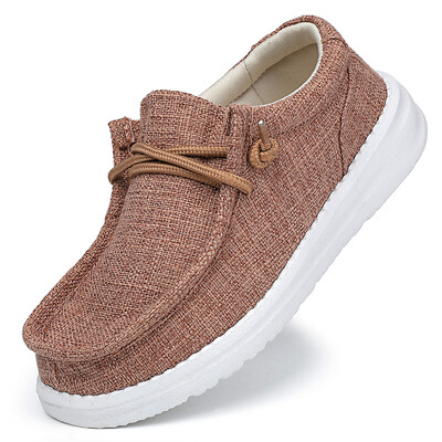 Bērnu Loafers Kurpes Zēni Plakanas kedas Bērni Ikdienas apavi Toddler Āra Šņorējamas Elpojošas Kurpes Mīksta Apakšdaļa Vienkrāsaina