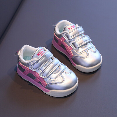 Pantofi noi pentru copii Toamna Primavara Respiranti Baieti Fete Pantofi sport Casual Talpa moale Copii Mici Pantofi albi marimea 21-30