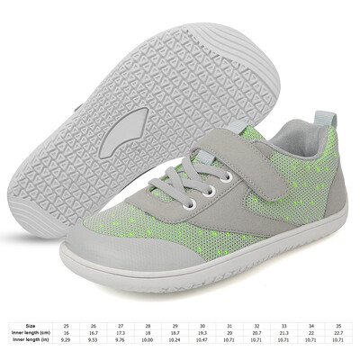 Copii Pantofi desculți Pantofi sport ușori Respirabili cu vârf lat Pantofi minimalisti Tricotat moale Fete Băieți Pantofi ocazionali