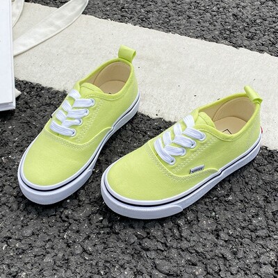 2022. gada jauni bērnu apavi Klasiski ikdienas audekla apavi Meiteņu apavi zēniem Neslīdoša gumijas zole Basketbola apavi Bērnu apavi