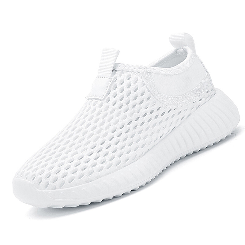 Bērnu apavi vasarā ērti elpojoši zēni meitenēm unisex tīklveida apavi Soft Slip On kedas Bērnu sporta apavi